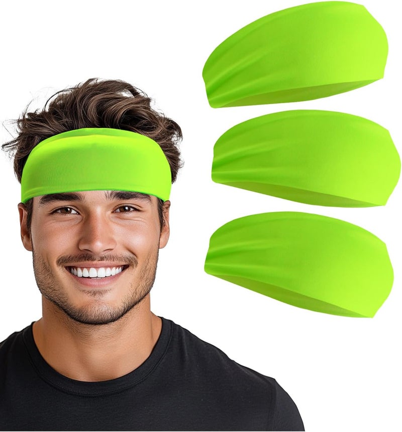 Supeniu Headband for Men & Women, Sweat Wicking Sports Sweatband Headbands, Workout Running Training Yoga Basketball Hairband - Image 1